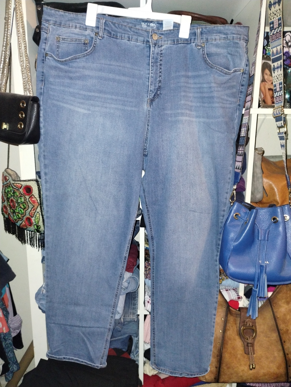 Terra And Sky Women’s Straight Leg Jeans Plus Size 26W